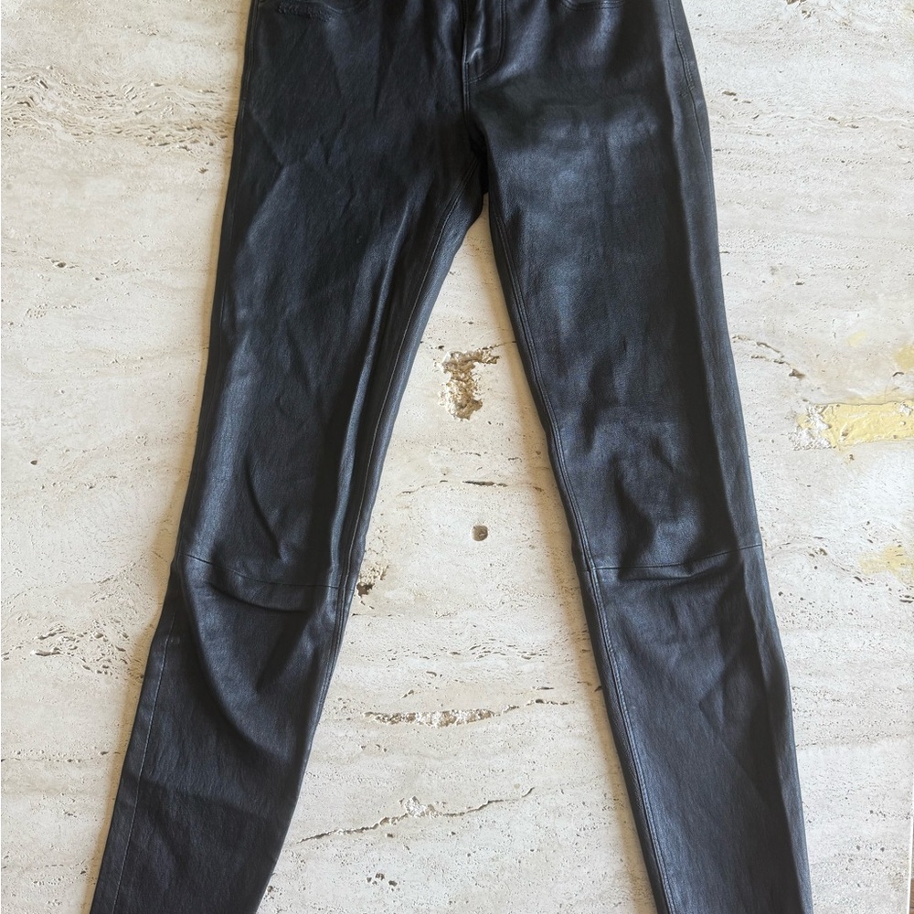 RTA‎ BLACK LEATHER PANTS